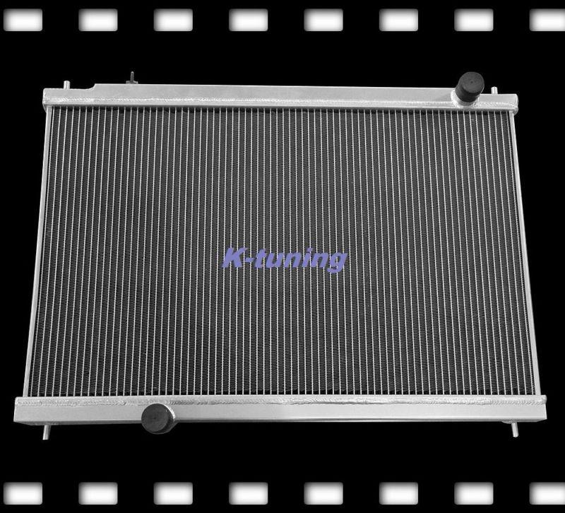 Dual core 2 row aluminum racing radiator 2009 2010 2011 nissan gt-r r35 radiator