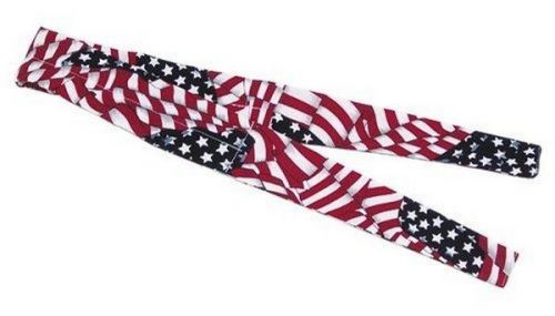 Zan headgear cooldanna head &amp; neck wrap wavy american flag