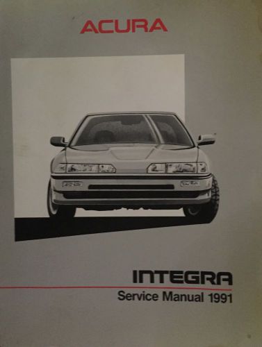 1991 honda acura integra service repair shop manual