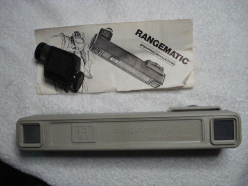 Rangematic distance finder