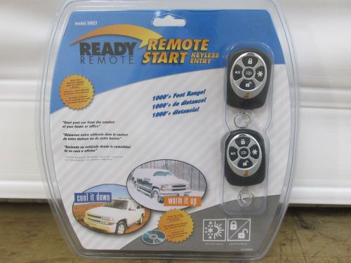 Ready remote 24927 deluxe remote car starter keyless entry &amp; alarm sealed