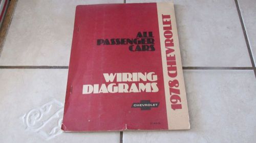 Chevrolet 1978 wiring diagrams manual - corvette nova chevette camaro monza ++