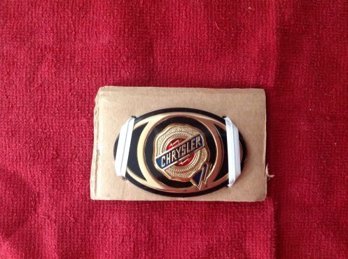 Dodge chrysler oval grille or trunk lid emblem 2 1/2&#034; by 1 7/8&#034;