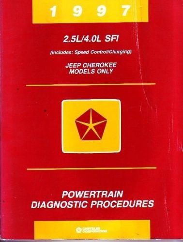 1997 jeep cherokee factory shop service manual  pcm engine diagnsotics