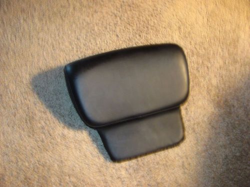 Harley davidson oem tour pac back rest pad - new, black