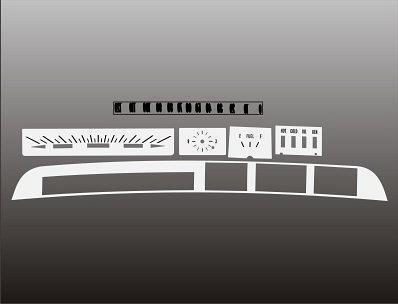 1964 chevrolet impala instrument cluster white face gauges 64