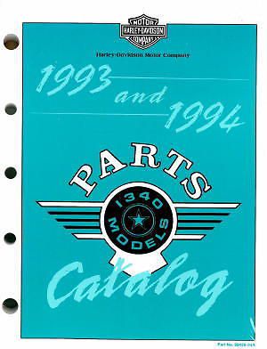 1993-1994 harley-davidson all 1340cc parts manual : 99450-94a