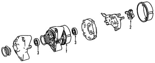 Mercedes-benz 0031542406 genuine oem voltage regulator