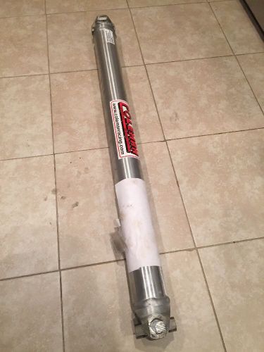 Coleman aluminum driveshaft 38&#034; quarter master pst dana 3&#034; od dirt late model