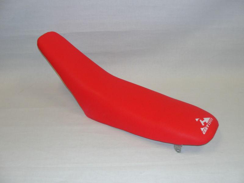 Honda cr 125 250 cr125 / cr250 01-07 neon red vinyl complete seat  