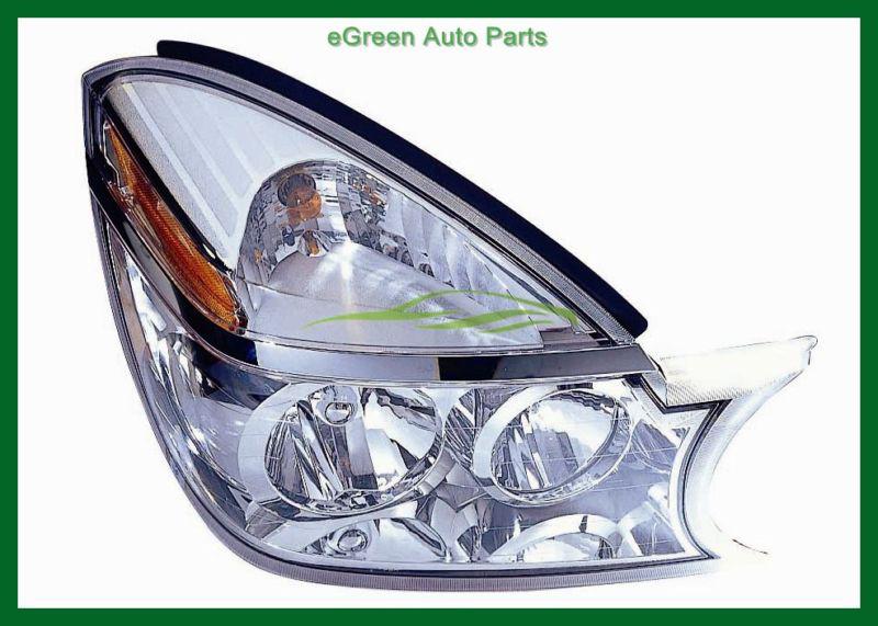 04-07 rendezvous head light lamp right passenger w/molding