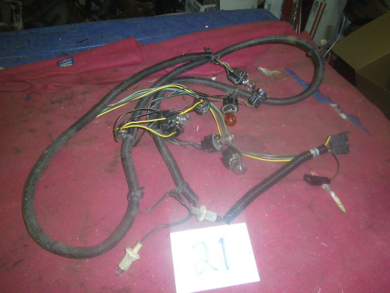 Rare hard to find 75 76 buick skylark tail light lamp wire wiring harness gsx oe