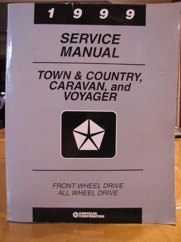 1999 dodge plymouth chrysler town & country caravan voyager service shop manual