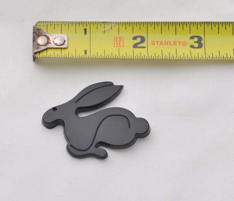 Golf rabbit hare 20th anniversary badge 3d black emblem new