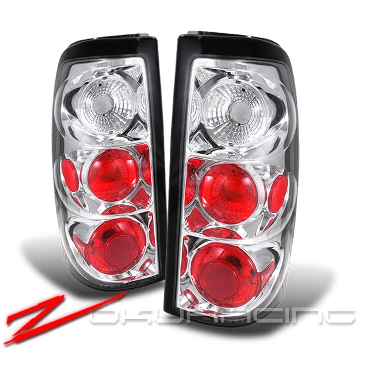 03-06 chevy silverado rear tail lights lamps pair