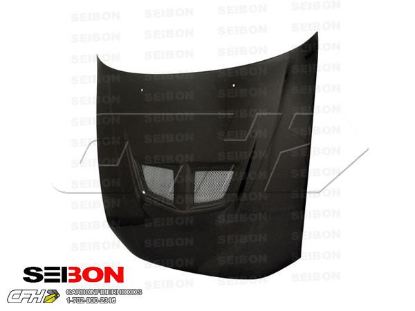 Seibon carbon fiber evo-style carbon fiber hood kit auto body mitsubishi galant