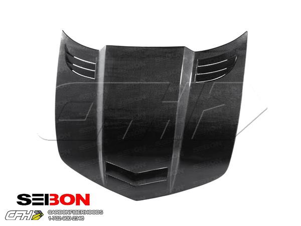 Seibon carbon fiber tt-style carbon fiber hood kit auto body chevrolet camaro 10