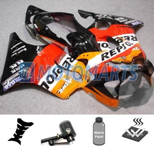 Bundle fairing kit w/ brake fluid reservoir oil pot for honda cbr600 f4 99 00 ag