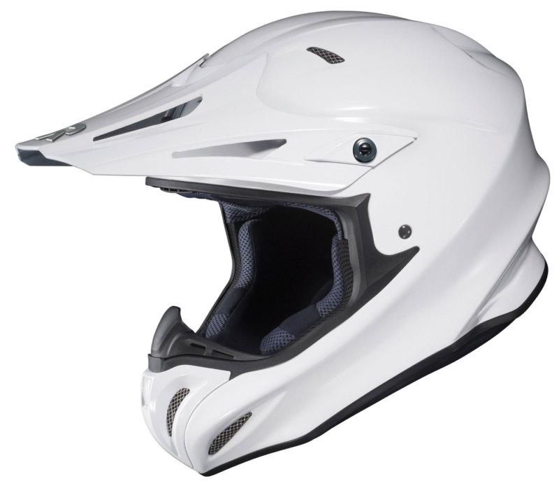 Hjc rpha-x off road motorcycle helmet white size large