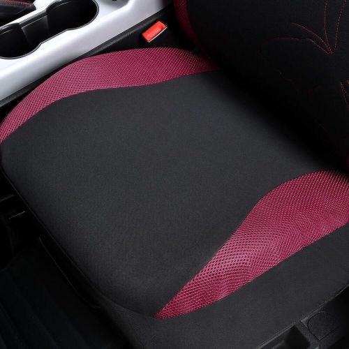 Flying banner fashion lace colorful butterfly car seat covers full set for 5