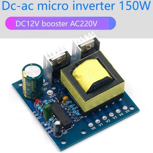 2x 150w car dc 12v to ac 110v 220v 20khz  inverter  converter boost board1219