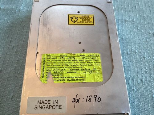 Bendix/king kln -89b tso gps p/n 066-01148-0101 with tray and back plate