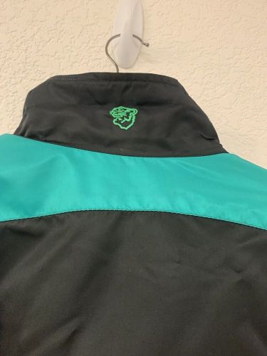 Arcticwear cat jacket nylon black green gray flap snap snowmoblie adult large