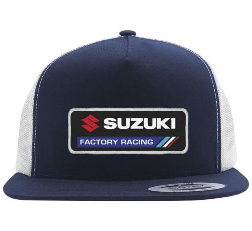 Men&#039;s suzuki factory hat factory effex 22-86404 navy/white