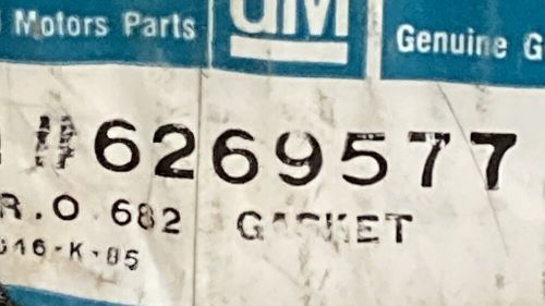 New general motors 6269577 gasket cyl head rok cvr 350 mag alpha