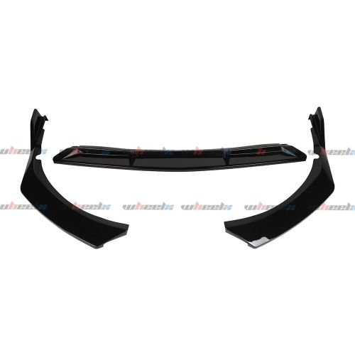 For 2021 2024 toyota camry se xse front bumper lip splitter spoiler gloss black