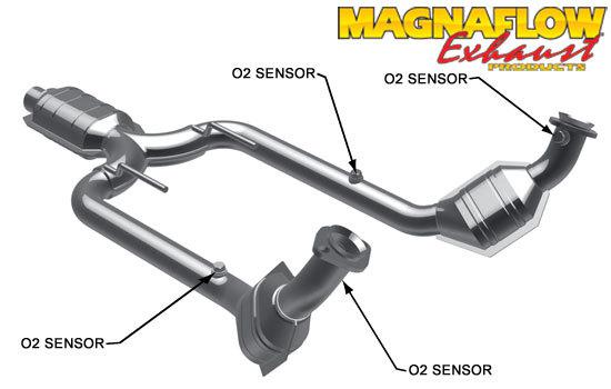 Magnaflow catalytic converter 23343 ford,mercury thunderbird,cougar