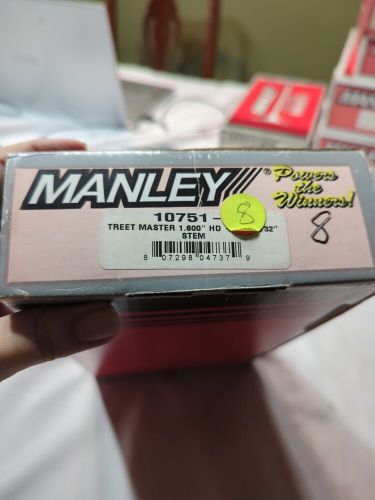 Manley 10751-8 1.600&#034; small block chevy street master exhaust valves set of 8