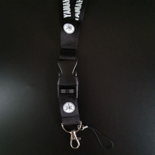 For yamaha 1pcs black lanyard with key charm keychain, key chain universal