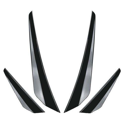 Front bumper side spoiler splitter air blade for vw golf 8 gtd r line 2020-2023