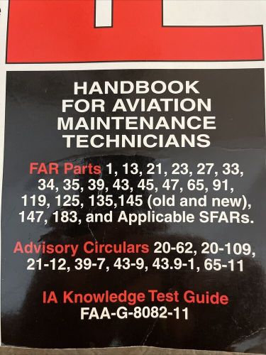 Far handbook aviation maintenance techs 2003 jeppeson and ia test guide