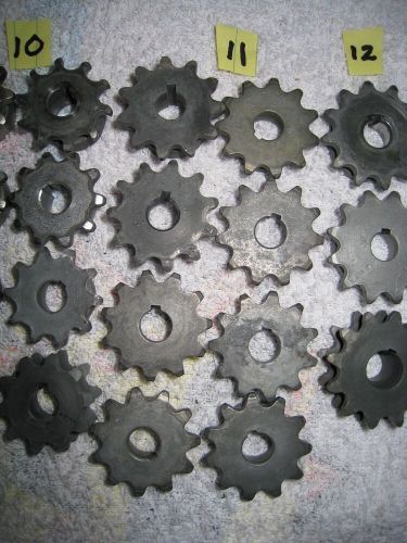 Vintage kart (go cart) tapered drive sprockets (8t - 13t)  choice of 5 sprockets