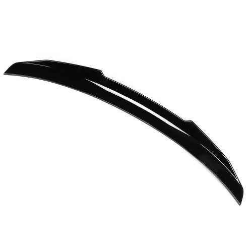 For 21-24 bmw g22 4 series 430i m440i g82 m4 psm style trunk spoiler gloss black