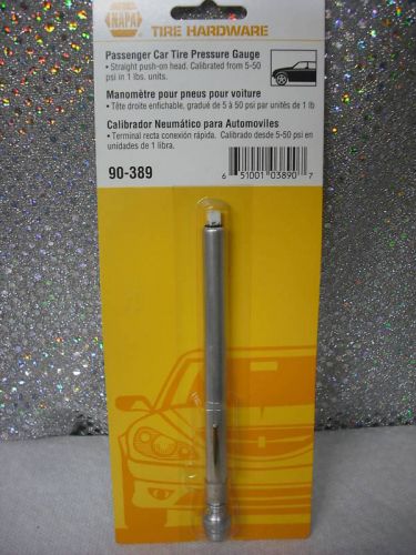 Passenger car tire pressure gauge, 5-50 psi #90-389