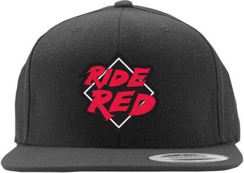 Fx honda ride red snapback youth hat black 22-86306