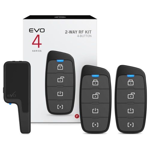 Fortin 2-way rf kit 3000 ft range 2-4-button led remotes works with evo-one and