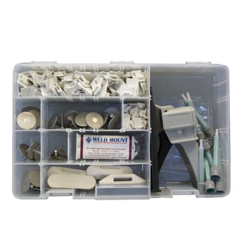 Weld mount executive adhesive &amp; fastener kit w/at-8040 adhesive