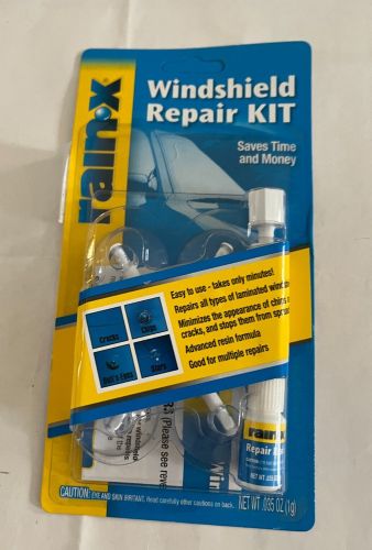 Rain‑x 600001 windshield repair kit, for cracks, stars, chips &amp; bulll&#039;s-eyes