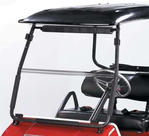 Reddot 1/4&#034; clear folding windshield | club car ds 2000-up golf cart