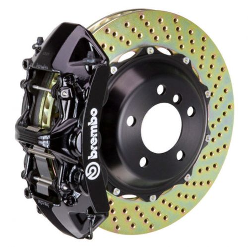 Brembo 1m1.8062a1 front gt bbk 6 piston cast 355x32 2pc rotor drilled-black