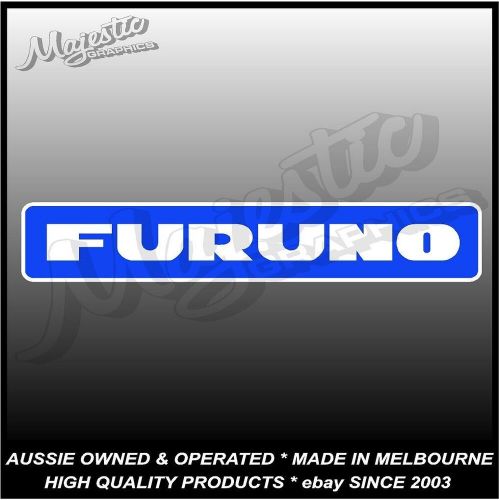 Furuno - 210mm x 40mm - sonar gps boat decal / sticker