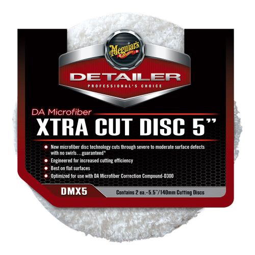 Dmx5 meguiar&#039;s da microfiber xtra cut disc - 5&#034; 2 pack