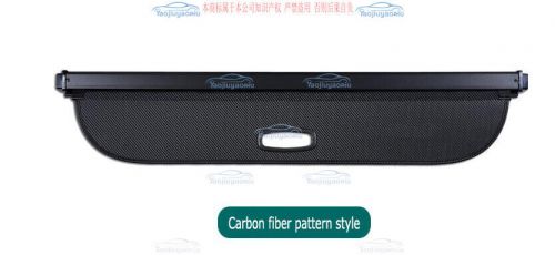 Carbon fiber color rear trunk retractable cargo cover for honda passport 2019-25