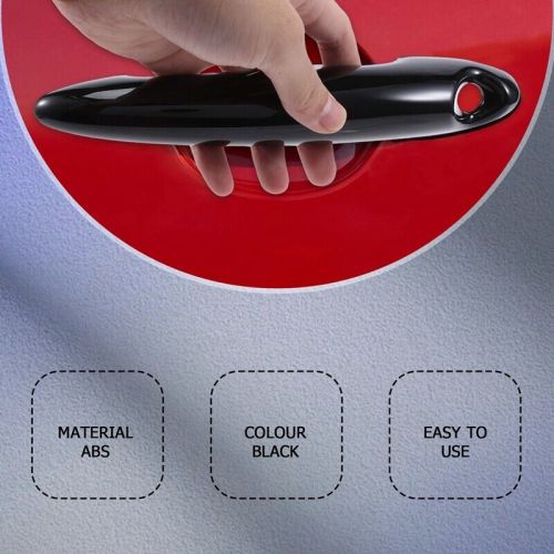 2 pieces abs black door cover for s r50 r53 r56 i8r59837-