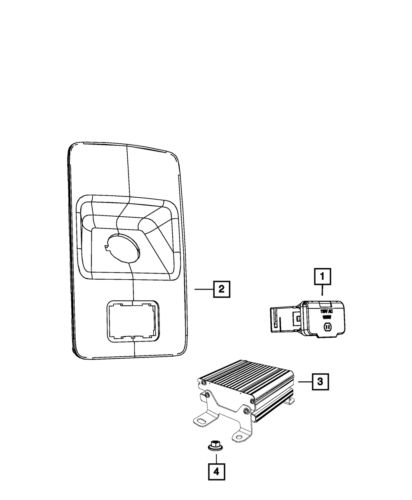 Genuine mopar power inverter module 5026409ab