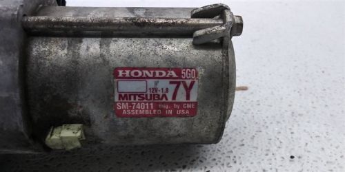 13 14 15 16 17 honda accord 3.5l starter motor oem sm-74011